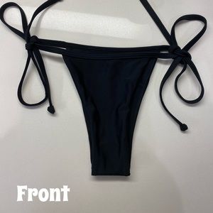 sanori black bikini bottoms! NEVER WORN